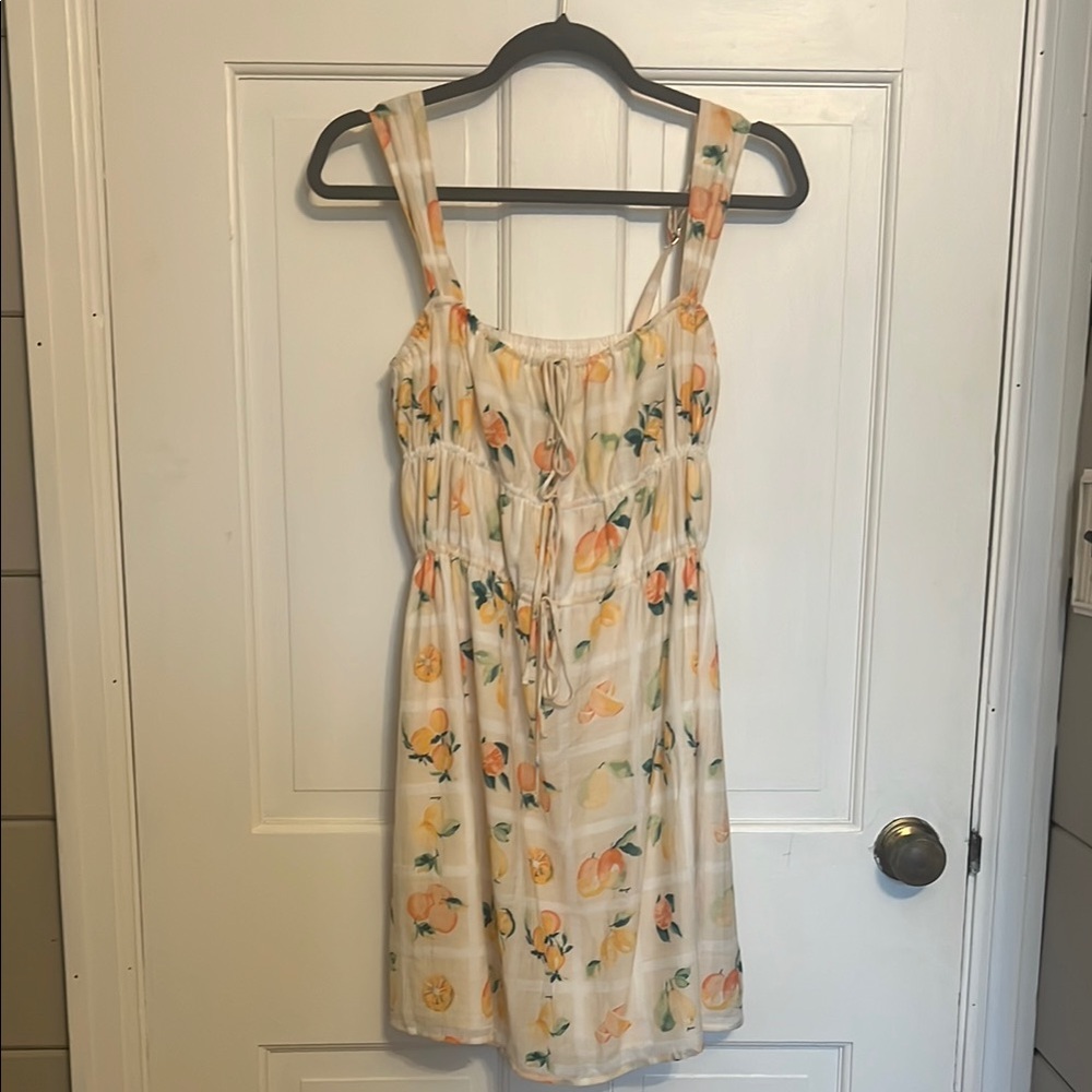 Abercrombie & Fitch Peach Floral Dress